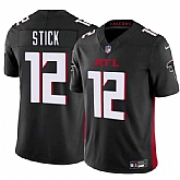 Men & Women & Youth Atlanta Falcons #12 Easton Stick Black 2025 F.U.S.E. Vapor Untouchable Limited Stitched Jersey,baseball caps,new era cap wholesale,wholesale hats